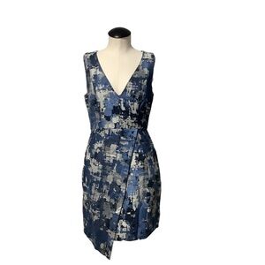 ANTHROPOLOGIE‎ HUTCH Sleeveless Assymetrical Hem Midi Dress - Size 4